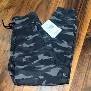 Athleta Girl camo joggers